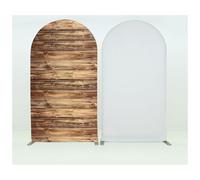 Housse pour Arche de Mariage Housse d'arche d'anniversaire en Tissu élasthanne Double Face à imprimé Animal for décorations de fête et Mariage(Color3)