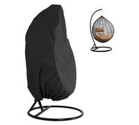 Housse pour balancelle de patio, balancelle à un siège avec ourlet à cordon, tissu de qualité marine compatible avec les espaces de patio (L