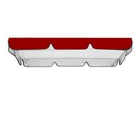 Housse pour balancelle, Housse de rechange for auvent pivotant 420D, imperméable, multicolore, plusieurs tailles, for 2/3 places(Red,75*52*6in/195*125*15cm)