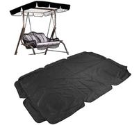Housse pour balancelle, Housse de rechange for auvent pivotant multicolore, plusieurs tailles(Black,75*52*6in/190*132*15cm)