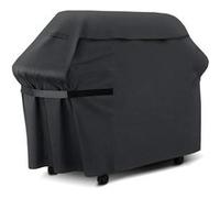 Housse pour barbecue de qualité premium de ALlBiz (58 pouces/147 cm), Housse résistante pour barbecue à gaz Weber, Brinkmann, Char Broil...etc. aux UV, à l'eau et aux déchirures--Noir Noir