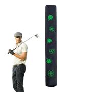 Housse pour bâton d'alignement - Couvre-club de golf en cuir PU, protecteur de club Lucky Clover | Housse imperméable pour bâton d'entraînement de golf durable, protection de tige de club de qualité