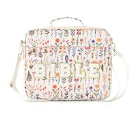 Housse Pour Bible - Grand Sac Fourre-tout avec Bretelle d'Épaule | Sac De Rangement Pour Housses De Bible À Fleurs | Pour Filles Adolescentes Femmes Travail École Bureau Église Noël Saint-Valentin