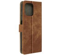 Housse pour Blackview A96 Clapet Effet Brossé Portefeuille et Support Marron clair