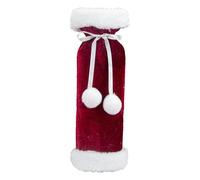 Housse pour Bouteille de vin de Noël - Housse en Peluche en Velours