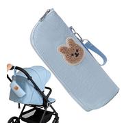 Housse pour bouteille isotherme - Sac isotherme portable pour réchauffer le lait maternel, étui porte-bouteille, pour vacances sur la route, , randonnée, pique-nique en camping, bleu