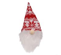 Housse pour bouteille Vin Noël en Feutre Souple avec pour chapeau et | Barbe, Décoration Table pour fête pour Champagne et , pour accessoire Réutilisable pour Soirées