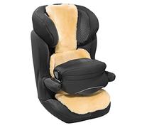 Housse pour buggy et siège auto CHRIST en peau de mouton véritable - Housse de siège pour enfants et bébés, fourrure médicale, Longueur réglable, tailles : Sièges enfant du groupe 2-3