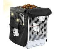 Housse pour cage à oiseaux - Colonne à oiseaux - Phoenix Tiger Skin noire - Housse isolante et chaude - Convient pour les perruches Macaw Square C