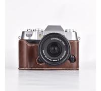 Housse pour caméra pour fujifilm X-T50 Extérieur Housse pour(Coffee Color)