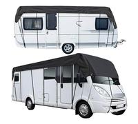 Housse pour Camping-Car et Caravane en Tissu Oxford 210D - Bache Résistant au Vent, à La Pluie et à La Neige avec Filet Anti Grele, 6.5m×3m