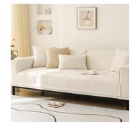 Housse pour canapé en L - Tissu extensible, facile à nettoyer, design moderne pour décoration d'intérieur - 110 x 160 cm