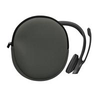 kwmobile Housse Compatible avec H390 étui - Housse de Protection Souple en néoprène pour Casque Audio 21,5 x 16 cm - Gris