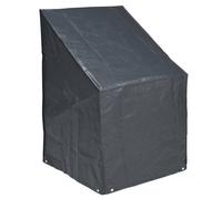 Housse Pour Chaises Empilées Nature 110 X 68 X 68 Cm Pe Gris Foncé