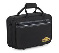 Housse pour Clarinette Sib avec Doigté Allemand Etui Sac Valises Robuste Noir