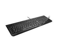 Housse pour clavier - Cherry - 61510006 - Transparent - Clavier 105 Touches - Noir
