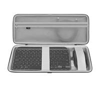 Housse pour Clavier Geekria, étui de Voyage Rigide de Protection Compatible avec Le Combo Logitech MX Keys Mini et MX Anywhere 3 (Gris foncé)