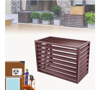 Housse pour climatiseur extérieur avec grille inclinée pour une circulation de l'air libre et une protection contre les intempéries