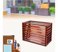 Housse pour climatiseur extérieur avec grille inclinée pour une circulation de l'air libre et une protection contre les intempéries