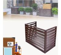 Housse pour climatiseur extérieur avec grille inclinée pour une circulation de l'air libre et une protection contre les intempéries