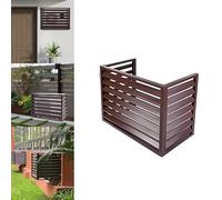 Housse pour climatiseur extérieur avec grille inclinée pour une meilleure circulation de l'air et une protection contre les intempéries