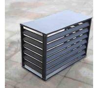 Housse pour climatiseur extérieur - Clôture décorative en aluminium et grilles de protection pour pompes à chaleur, boîtier de poubelle, support de fleurs - Dissimule et protège les unités de