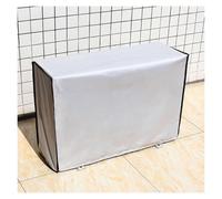 Housse pour climatiseur, For les unités de fenêtre en hiver à l'extérieur avec double isolation, couverture de climatisation épaisse, imperméable et durable, protège contre le colmatage - feuilles, br