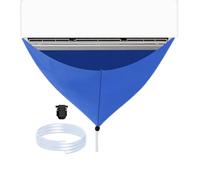 Housse Pour Climatiseur - Sac De Nettoyage Pour Climatiseur Split - Protecteur Mural Ménager avec Tuyau de 200 cm Pour Nettoyage Entretien Pièces Intérieures Salon Chambre