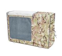 Housse pour Climatiseur, Tissu Oxford 600D avec Laminage PVC, Conception Entièrement Fermée avec Rabat, Sangles de Fixation et Filet Respirant(96x70x40 cm/37.8x27.6x15.7 in)