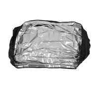 Housse pour coffre de rangement Couverture de boîte pont extérieure avec fermeture éclair, couvercle rangement jardin étanche, couverture protection conteneur stockage Patio