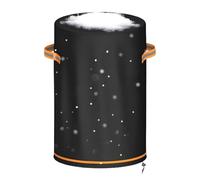 Housse pour colonne de feu - 74 cm Oxford - Foyer d'extérieur | Poignées réglables avec cordon de serrage | Protège le cylindre du foyer de terrasse de la pluie, de la saleté et des débris lors d'une