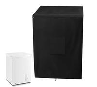 Housse pour Congélateur Coffre - Protection De Congélateur Armoire Housse Anti Poussière,En Tissu Oxford Avec Double Ouverture Supérieure Pour Balcon Jardin Patio Contenant À Boissons