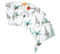 Housse pour coussin de maternité et d'allaitement safari safari, vert, gris, blanc TU