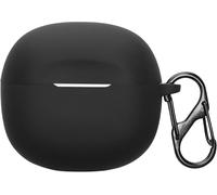 Housse pour écouteurs Compatible avec Skullcandy Rail in-Ear Wireless - Coque de Protection en Silicone - Noir