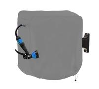 Housse pour enrouleur de tuyau - Protecteur mural imperméable et résistant aux UV | En tissu Oxford 420D, rétractable pour protéger de la saleté et des débris | Pour jardin, arrière-cour, patio, pelou