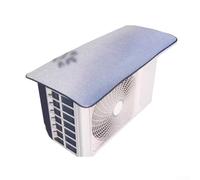 Housse pour équipement extérieur de climatiseur avec feuille d'aluminium et structure composite à bulles pour un blindage environnemental constant