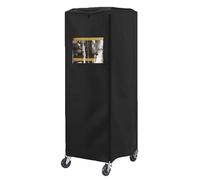 Housse pour étagère à | Housses de grille de boulangerie 420D pour de cuisson | 58,4 x 71,1 x 162,6 cm | Housses de rack simples de boulangerie anti-poussière | Housse de rack à pour