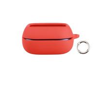 Housse pour étui d'écouteurs Compatible avec JBL Live Flex 4, étui en Silicone pour écouteurs, boîtier de Rangement pour Casque avec Boucle Ronde (étui Seul) (Rouge)