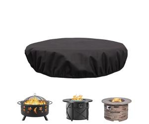 Housse pour feu de camp en pierre intégrée pour l'extérieur : tissu Oxford résistant à l'eau, housse de protection pour feux de camp, protection de patio, poussière pour la sue