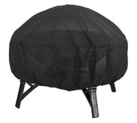 Housse pour foyer rond Housse de protection ronde for foyer à gaz, tissu robuste et imperméable, for extérieur 55,7 cm, 71,1 , 76,2 , 79, , 81,3 , 91,4 , 96,5 , 127(Dia.81xH46cm)