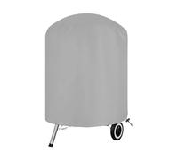 Housse pour foyer rond Housses de barbecue rondes foyer extérieur : Protection tous temps for barbecues Housse ronde imperméable(Sliver,58x77cm)