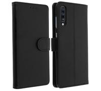 Coque et étui téléphone mobile Avizar Housse Samsung Galaxy A70 Etui Porte-carte Support Stand Noir