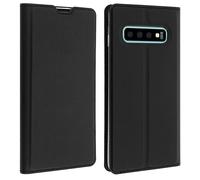 Housse Samsung Galaxy S10 Étui Porte-cartes Fonction Stand Dux Ducis noir