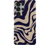 Housse pour Galaxy S25 Ultra, Burga Vigilant Tough, beige et bleu marine