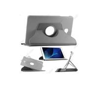 Ebeststar ® Pour Samsung Galaxy Tab A 2016 10.1 T580 T585 - Housse Coque Etui Pu Cuir Rotatif Avec Support À Rotation 360° + Film, Couleur Gris