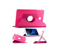 Housse pour Galaxy Tab A6 A 10.1 (2018, 2016) T580 T585 Support Rotatif 360 PU Cuir, Rose