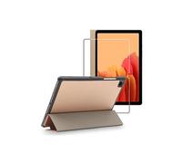 Coque + Verre Trempé - ebestStar - Samsung Galaxy Tab A7 10.4 2022, 2020 T505 - Housse Film écran Smart Case - Or / Doré
