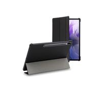 Housse pour Galaxy Tab S7 FE T730, 5G T736B Smart Case Support Auto-veille , Noir