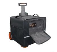Housse pour générateur solaire compatible avec EcoFlow 2000 Plus 400 W, Explorer 4000 Plus & 3000 Pro, 600D Oxford Housse anti-poussière avec poches pour câbles de charge, voyage camping rangement