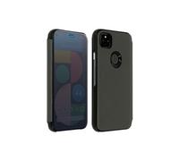 Housse pour Google Pixel 4A Clapet translucide Design Miroir Support Vidéo Noir